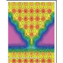 Montrer l'image Image simulée par ordinateur d'une pointe de microscope effet tunnel à proximité d'une surface.  