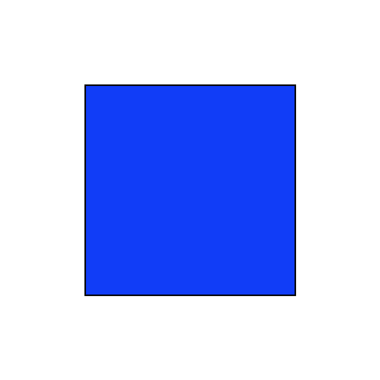 Carré bleu