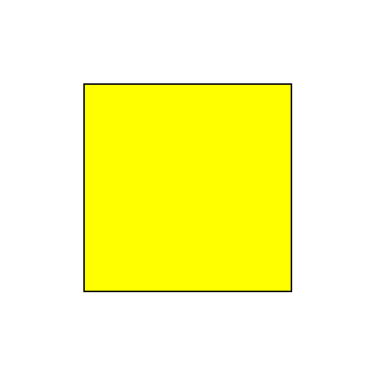 Carré jaune