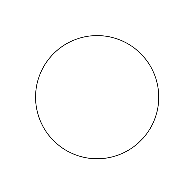 Cercle blanc