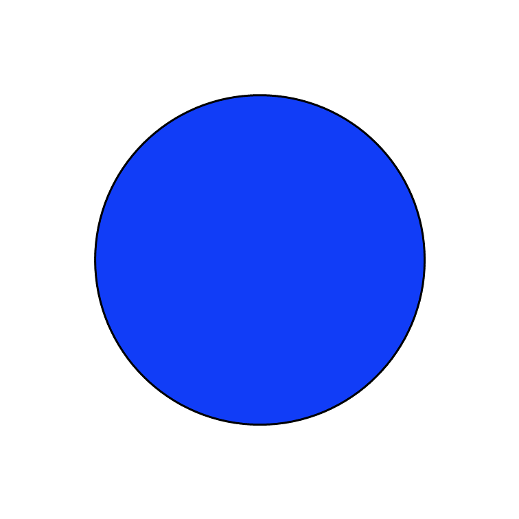 Cercle bleu