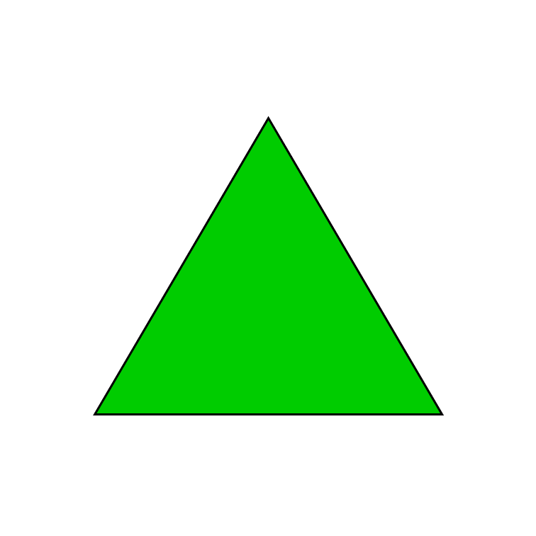 Triangle vert