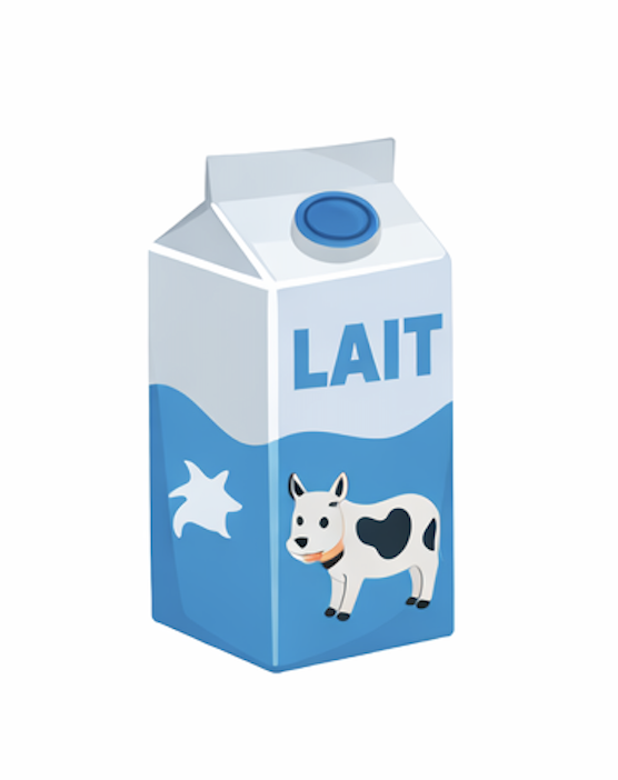 Brique de lait
