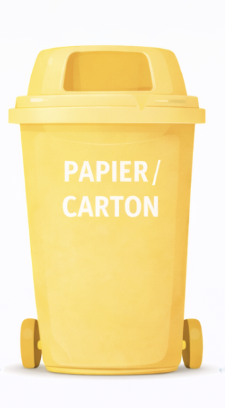 Poubelle papier/carton