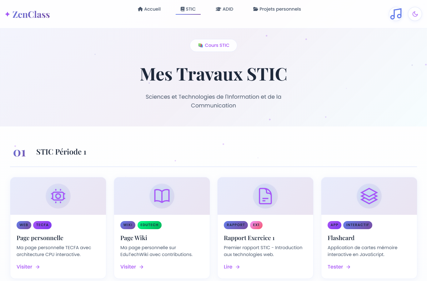 Prévisualisation du projet STIC 1