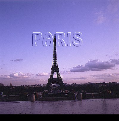 Tour Eiffel plus texte